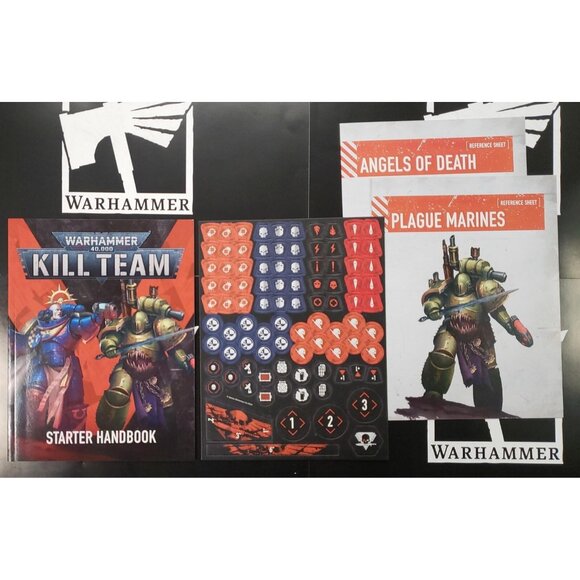 Games Workshop Other - Warhammer 40k Kill Team Bits Core Set Rules Booklet Tokens Reference Cards